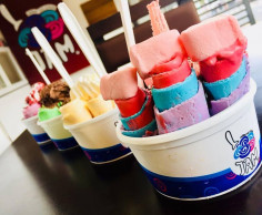 Jam Rolled Ice Cream