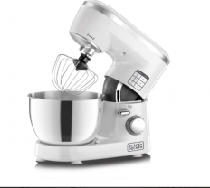 Black+Decker 1000W 6 Speed Stand Mixer with Stainless Steel Bowl