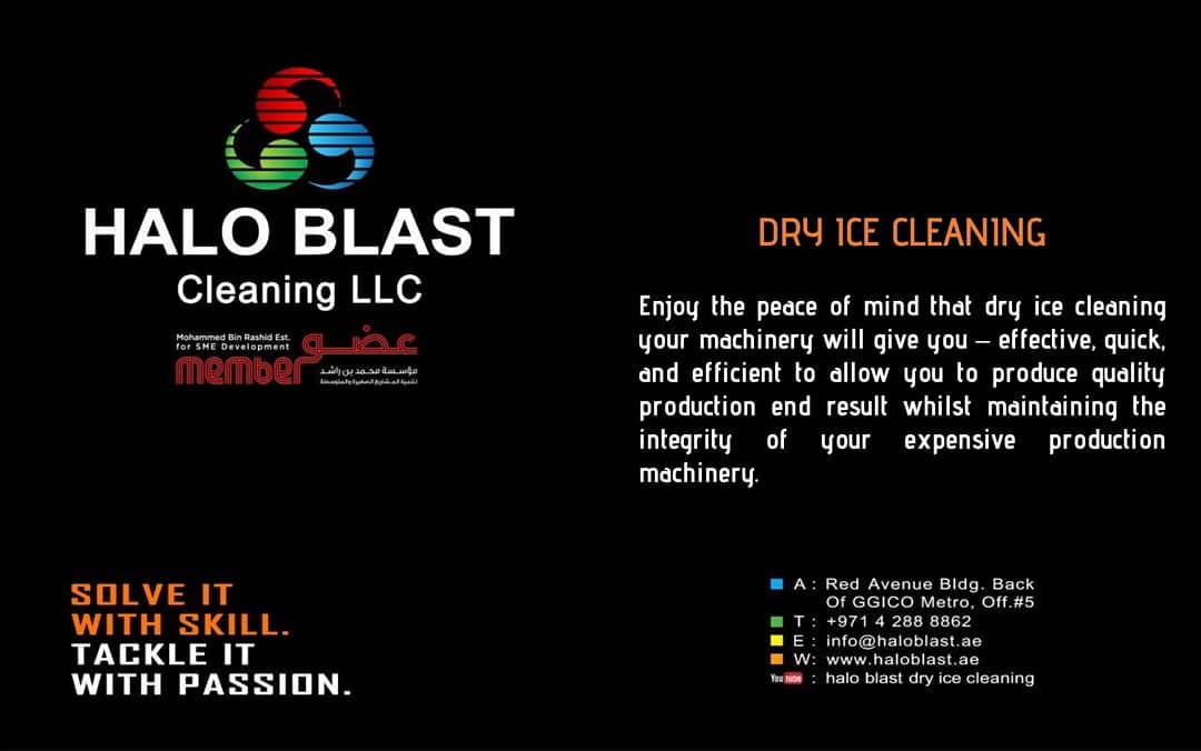 Halo Blast Dry Ice Cleaning