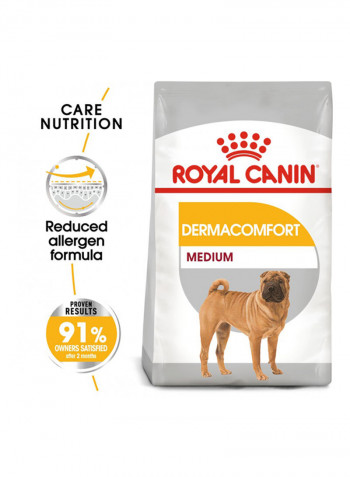 DermacomFort Medium Dog Dry Food 10kg Multicolour