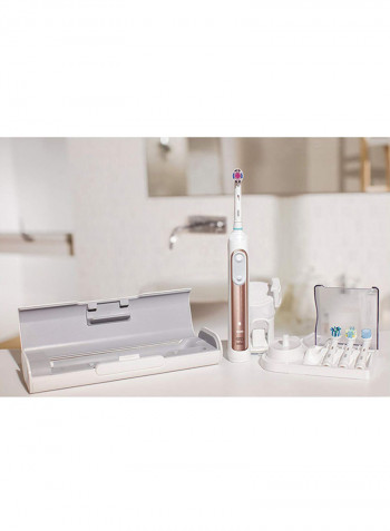 Genius 9000 Electric Tooth Brush Powered by Braun D701.545.6XC Rose Gold/White
