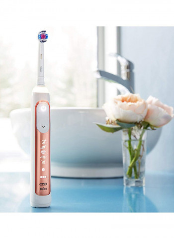 Genius 9000 Electric Tooth Brush Powered by Braun D701.545.6XC Rose Gold/White