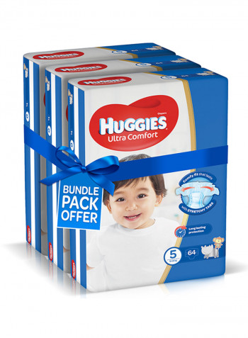 Ultra Comfort Diapers, Size 5, Jumbo Pack, 12-22 kg, 192 Diapers