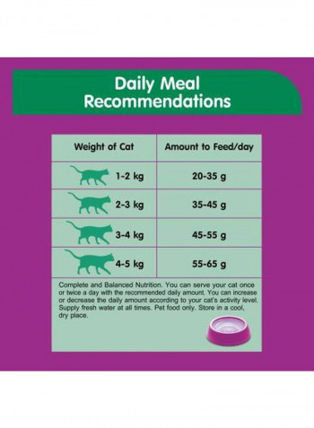 Tuna Flavor Dry Cat Food Pack of 4 3kg