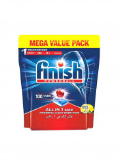 All in One Max Lemon Dishwasher Tablets 100 Tablets