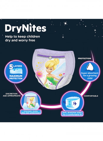 Drynites Pyjama Pants, Age 4-7 Years, Girl, 17-30 kg, 64 Bed Wetting Pants