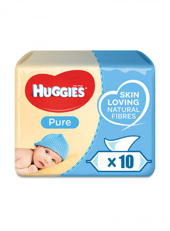 Baby Wipes Pure, 56s x 10 (560 Wipes)