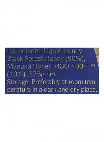 Manuka With Black Forest Honey 375g