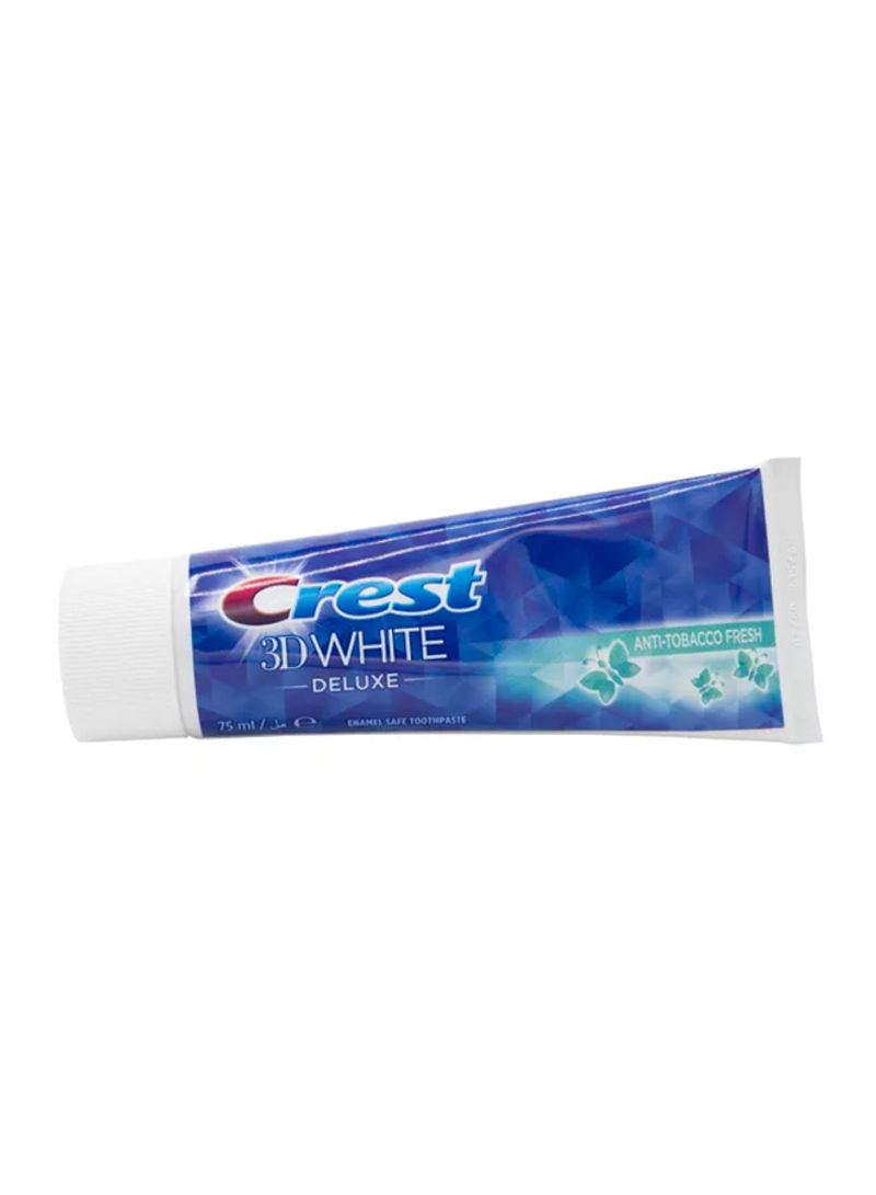 3D Deluxe Glamorous White Toothpaste 75ml