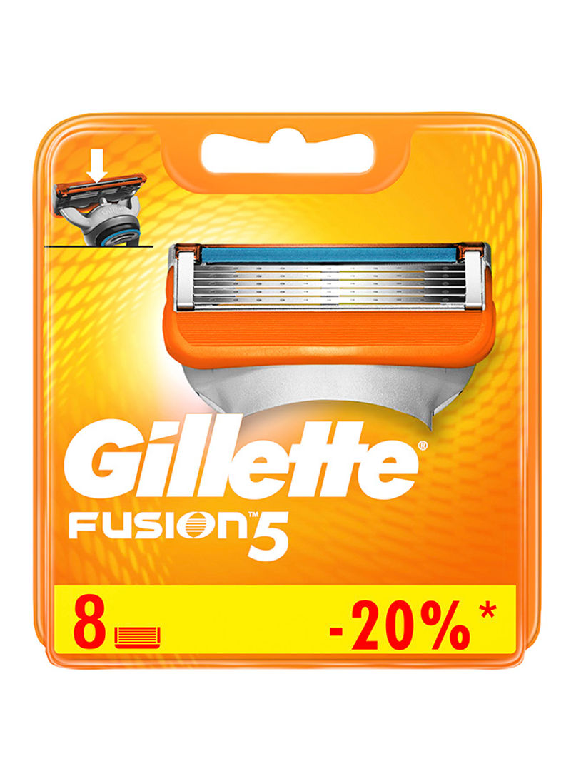 Fusion Manual Replacement Blades, 8 Cartridges