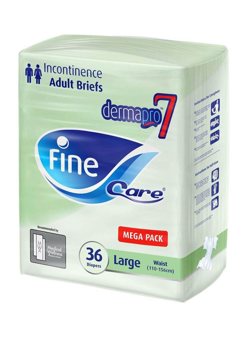Incontinence Adult Briefs, 36 Diapers