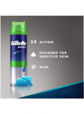 Pack Of 6 Series Sensitive Shaving Gel 200ml