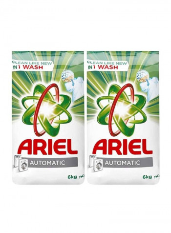 2-Piece Automatic Washing Powder 2x6kg