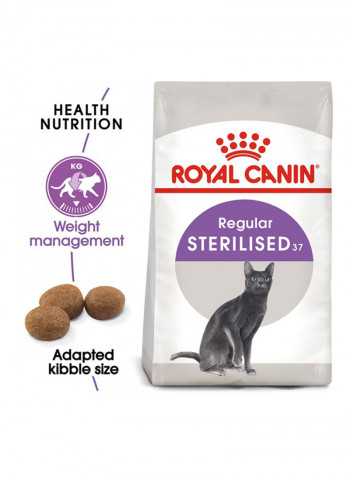 Regular Sterilised37 Dry Cat Food 2kg