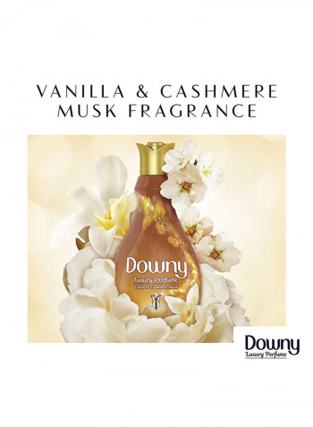 Vanilla And Cashmere Musk Luxury Perfume Fabric Softener 1.38L Pack Of 4