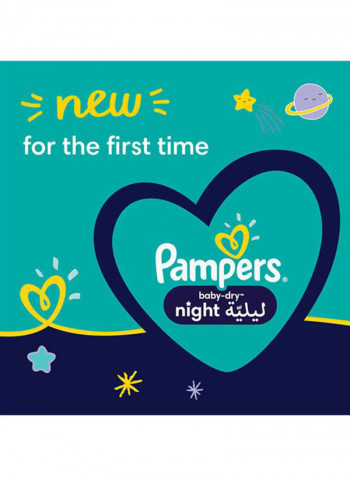 Baby-Dry Night Diapers, size 4, 10-15kg, 112 Diapers