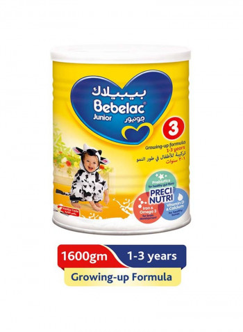 Junior 3 Growing Up Milk Formula, 1-3 years 1600g