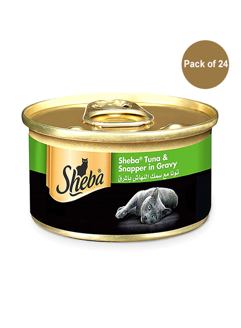 Tuna  And Snapper Cat Food Can Pack of 24