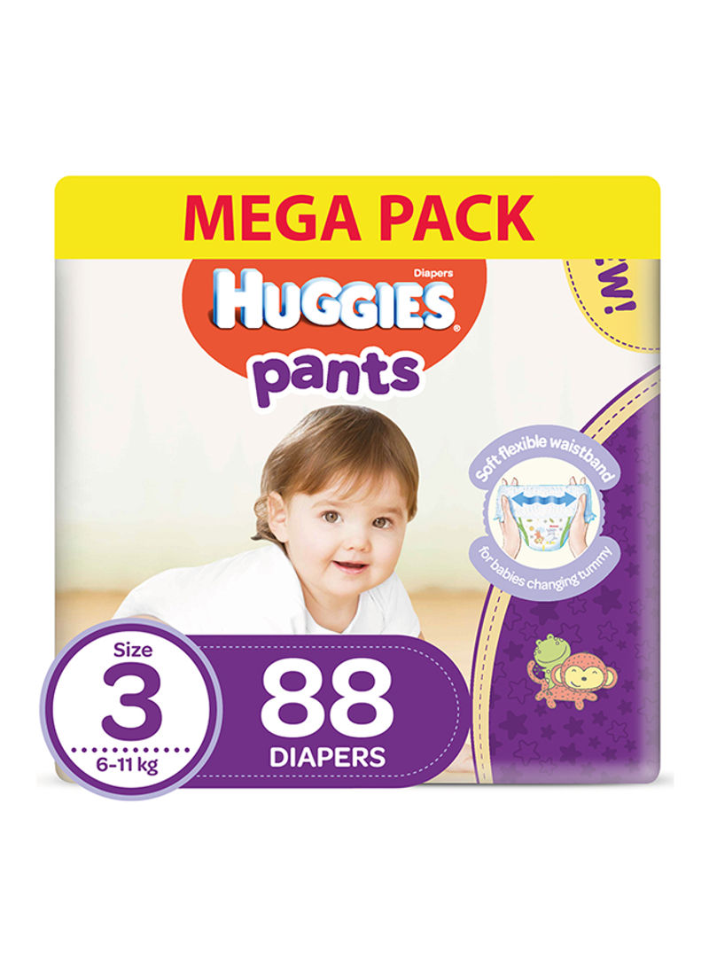 Active Baby Pants, Size 3, 6-11 kg, 88 Diapers Pants