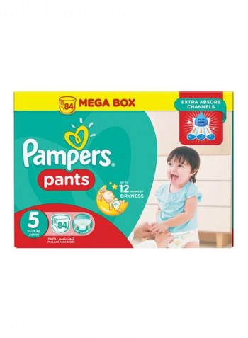 Pants Diapers, Size 5, Junior, 12-18 kg, Mega Box, 84 Count