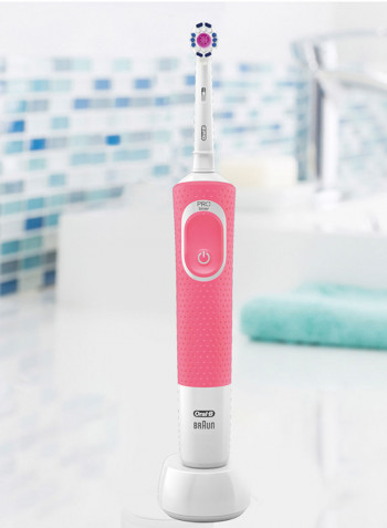 Vitality Electric Rechargeable Toothbrush Pink