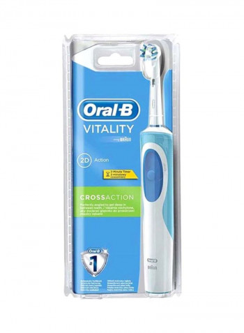 Vitality Rechargable Toothbrush Blue/White 27.9x7.6x27.9cm