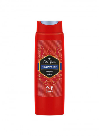 Pack Of 6 Captain Shower Gel And Shampoo 250ml