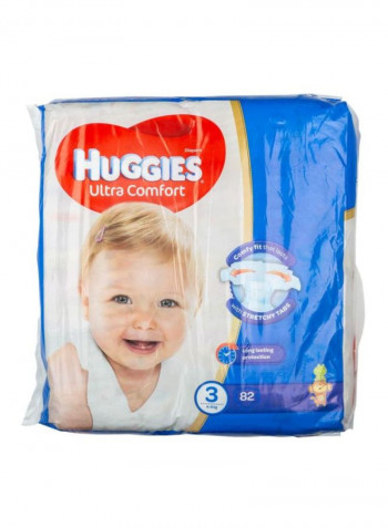Ultra Comfort Diapers, Size 3, 4-9 Kg, 82 Count
