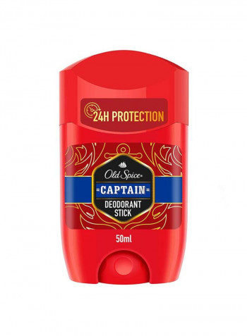 Pack Of 6 Captain Deodorant Stick 50ml