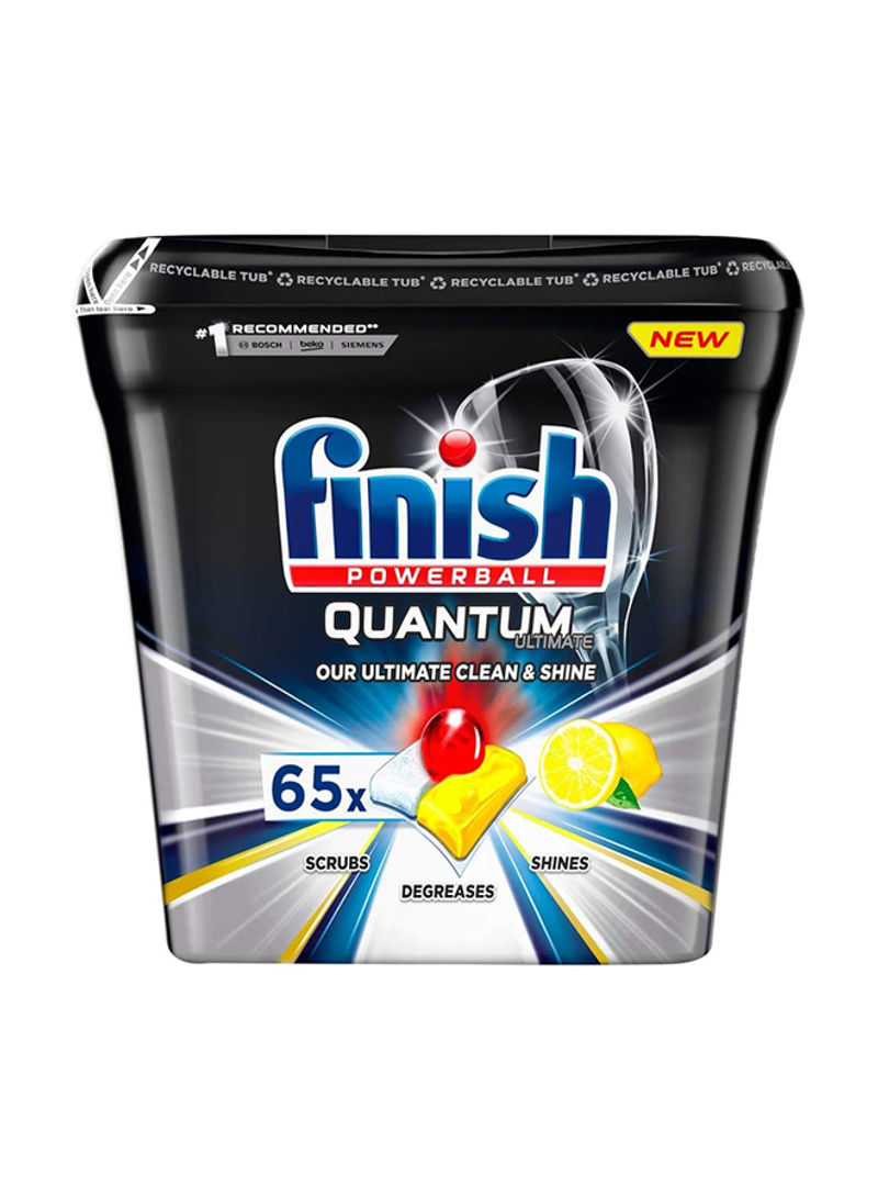 Quantum Ultimate Dishwasher 65 Tablets Lemon