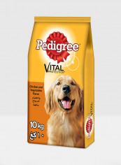 Chicken And Vegetables Dry Dog Food Adult 10kg