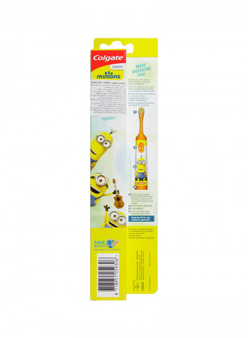 Minions Battery Powered Kids Soft Toothbrush 1Piece Multicolour