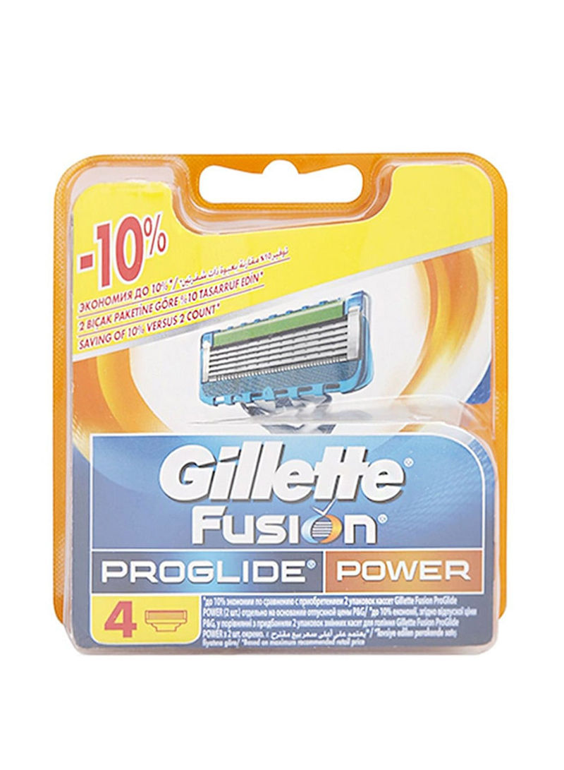 Fusion ProGlide Power men's razor blade refills One Size