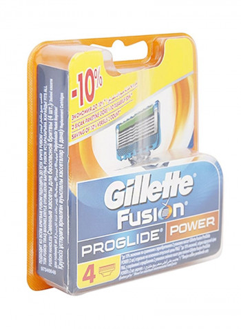 Fusion ProGlide Power men's razor blade refills One Size