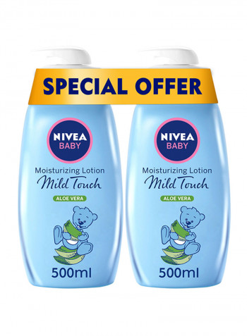 Pack Of 2 Baby Mild Touch Moisturizing Lotion Aloe Vera