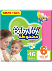Tape Diaper, Size 6, XXL, 16-25kg, Giant Pack, 46 Count