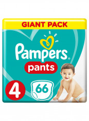 Pampers Pants Diapers, Size 4, Maxi, 9-14kg, Giant Pack, 66 Diapers