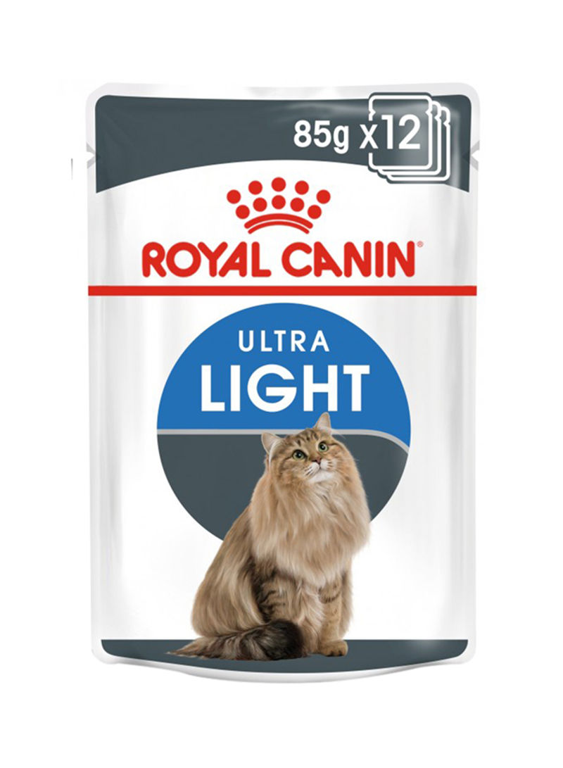Ultra Light Wet Cat Food 85g 12 Pouch Brown 1.02kg