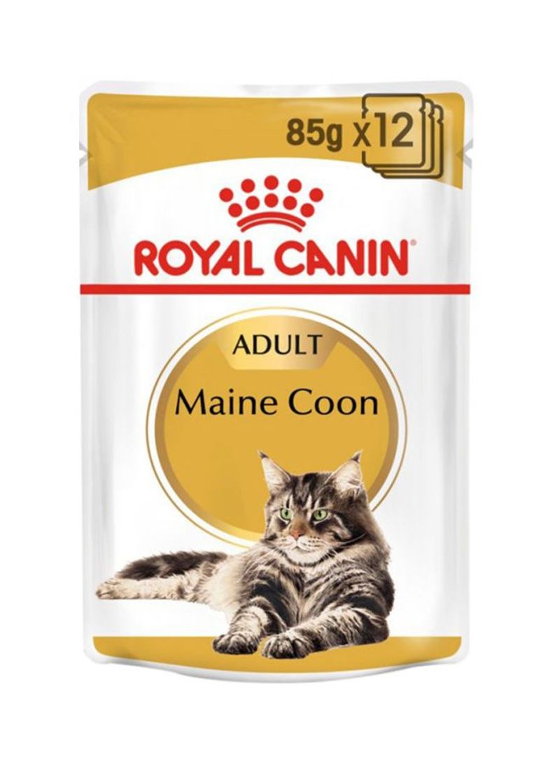 Adult Maine Coon Wet Cat Food 85g 12 Pouch