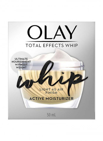 Total Effects Whip Lightweight Face Moisturiser Without Greasiness, with Vitamin C and E 50g