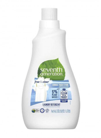 Plant-Based Concentrated Fabric Detergent Liquid Unscented Pack Of 3 3 x 1L