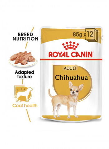 Adult Chihuahua Wet Dog Food 85g 12Pouch