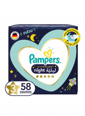 Premium Care Night Diapers, size 3, 7-11kg, 58 count