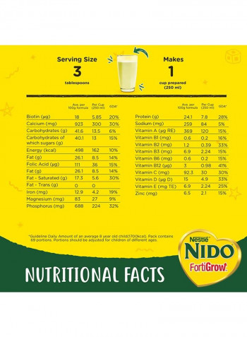 Fortified Full Cream Milk Powder 2250g