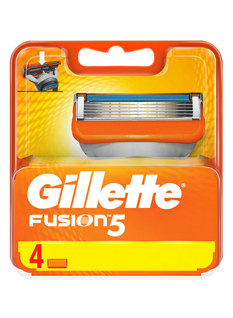 Fusion Manual Replacement Blades, 4 Cartridges