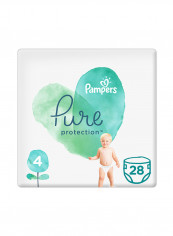 Pure Protection Diapers, Size 4, 9-14kg, 28 Count