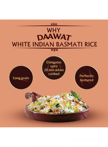 White Indian Basmati Rice 5kg