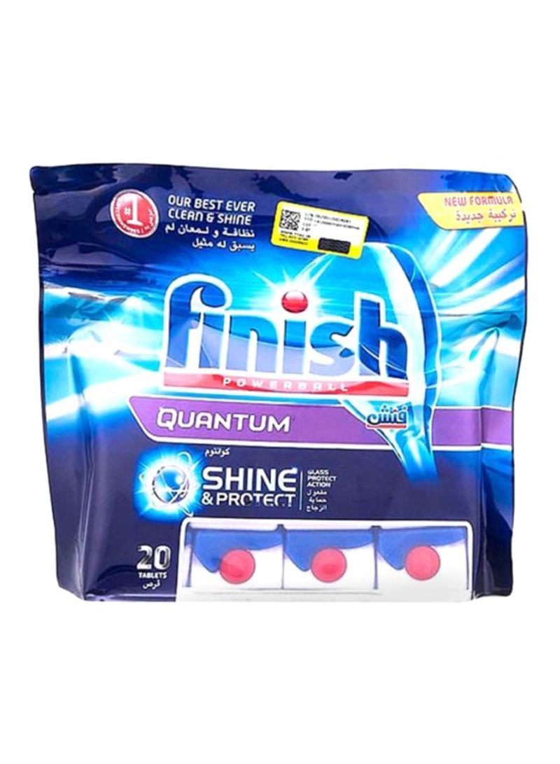 20-Tablet Quantum Shine And Protect Blue/Red 20 Tablets