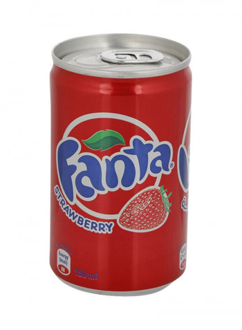 Strawberry Carbonated Soft Drink Cans 150ml Pack Of 30