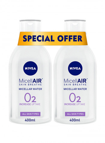 Face Micellar Water 400ml  Pack Of 2